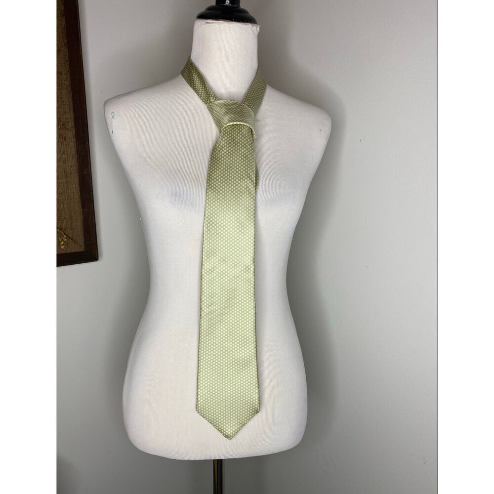 Vintage Don Loper Beverly Hills Polka Dot 100% Silk Necktie, Made in USA